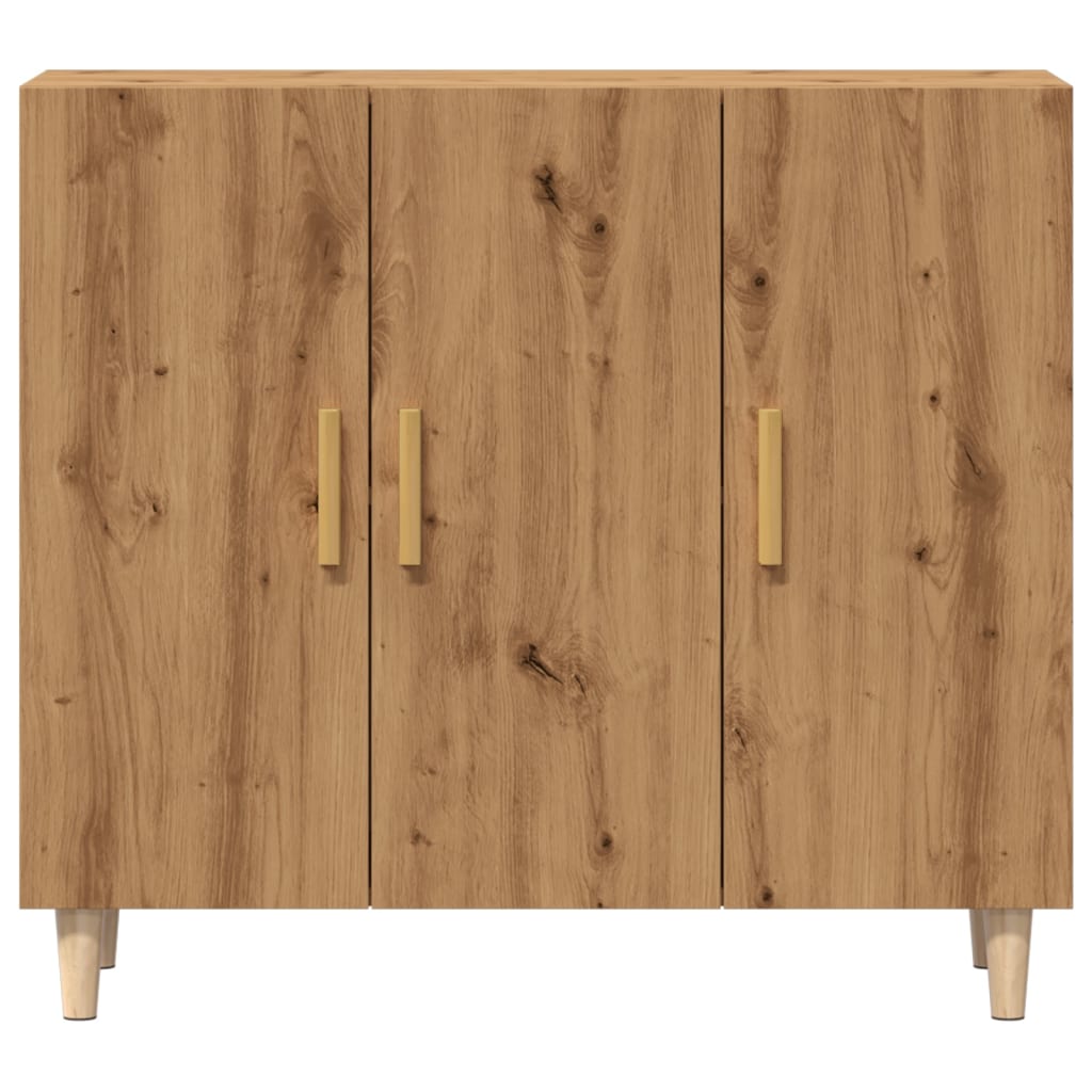 Cabinet, handcrafted oak, 90x34x80 cm, processed wood