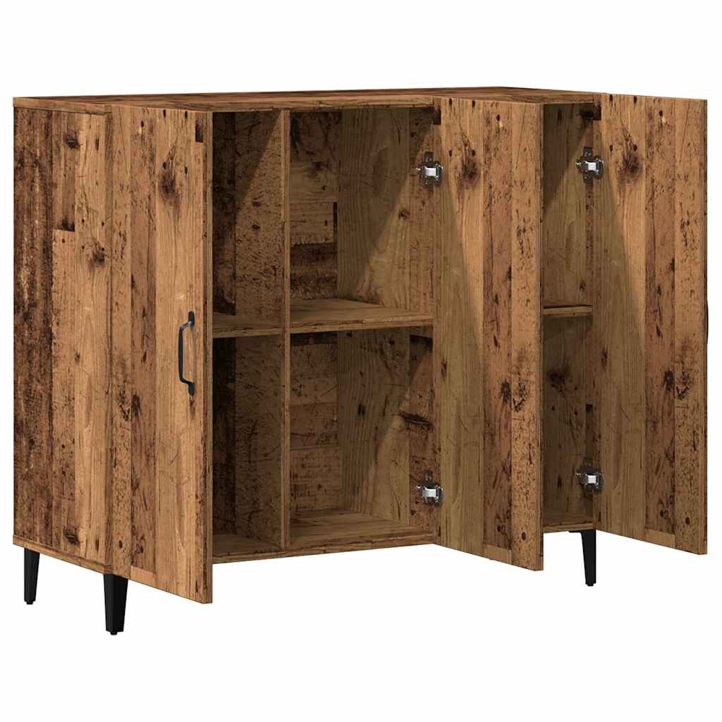 Wardrobe, old wood, 90x34x80 cm, processed wood