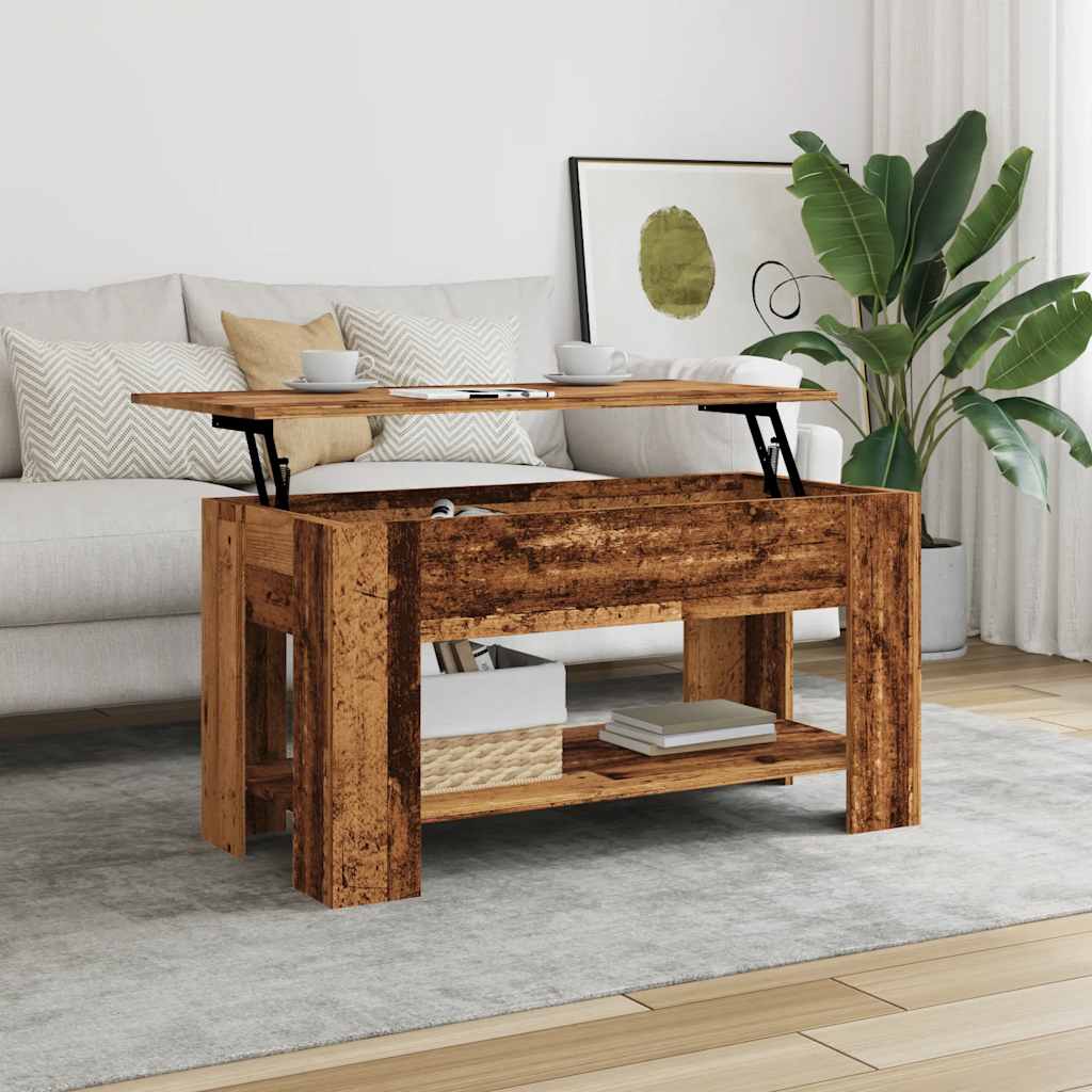 Coffee table, Old wood, 101x49x52 cm, processed wood