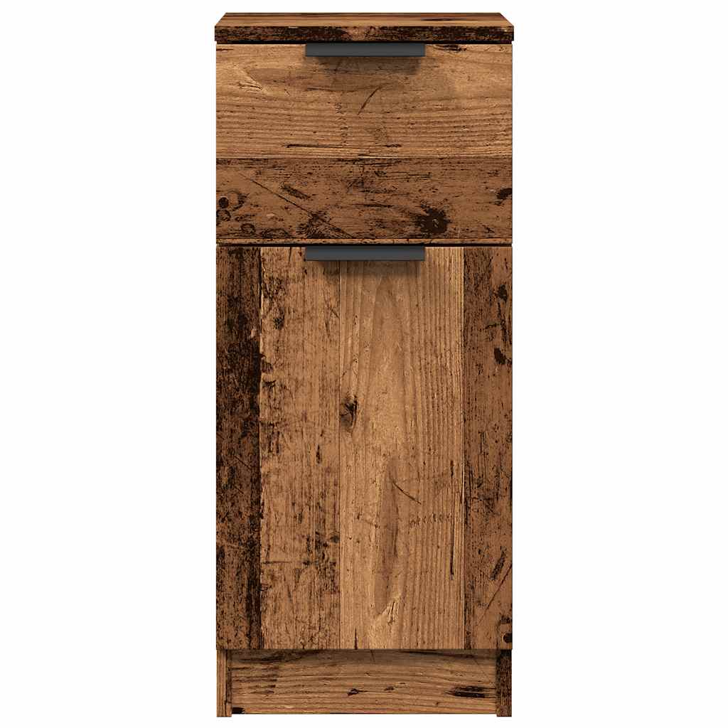 Cabinet, old wood, 30x30x70 cm, processed wood