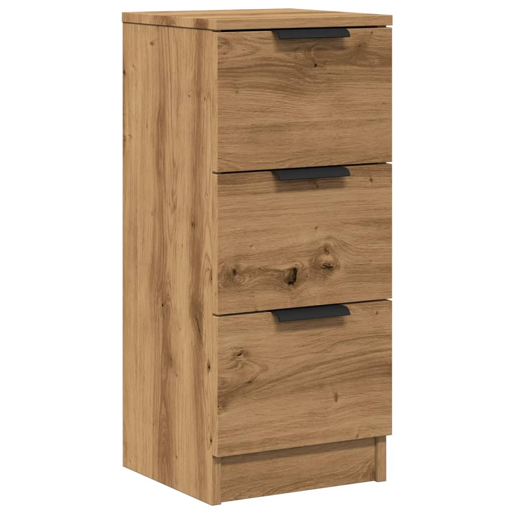 Cabinet, handcrafted oak, 30x30x70 cm, processed wood