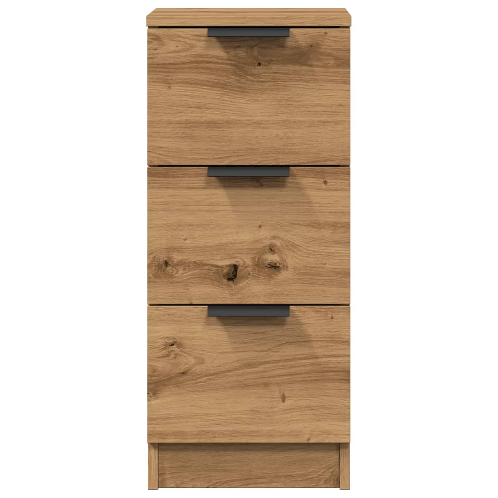 Cabinet, handcrafted oak, 30x30x70 cm, processed wood