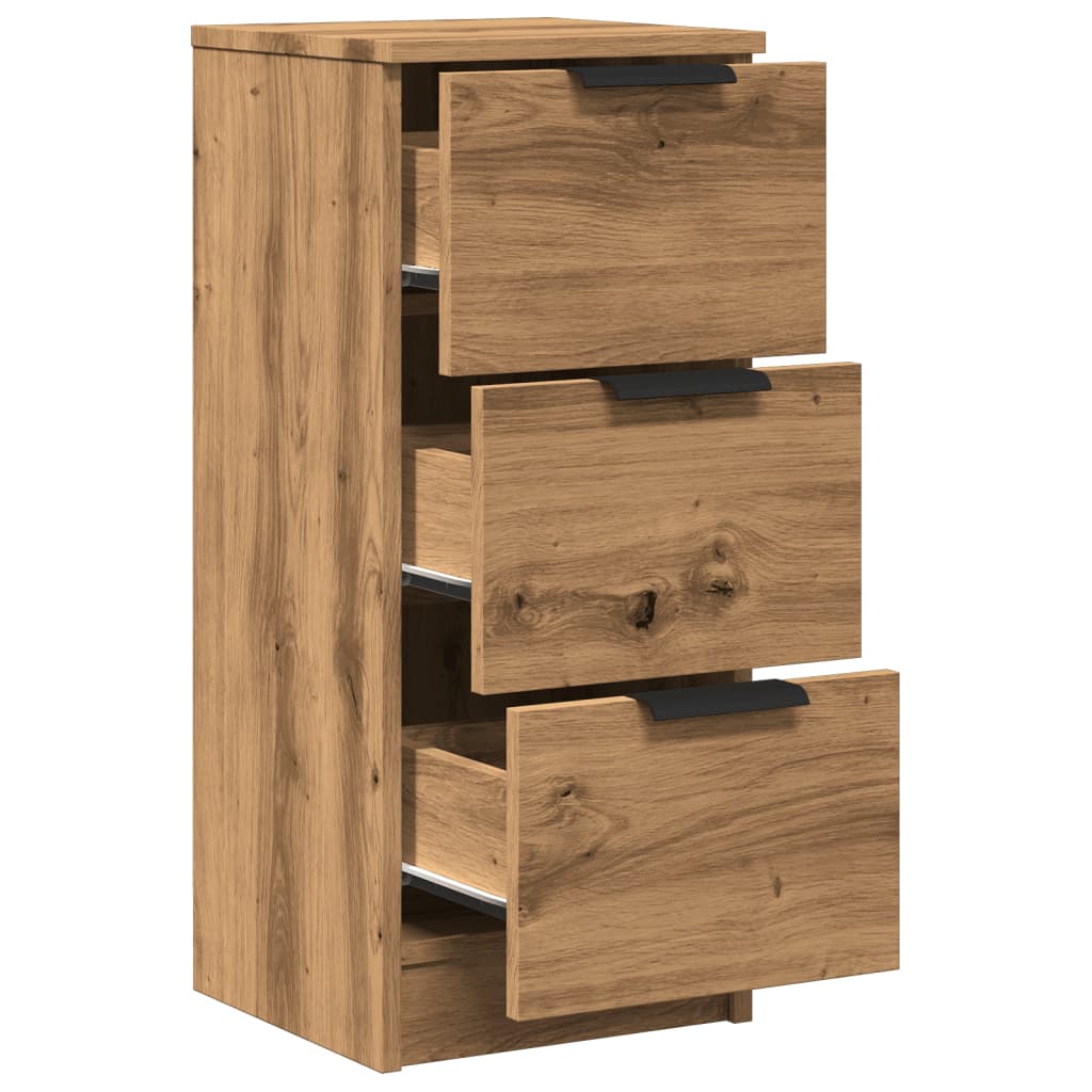 Cabinet, handcrafted oak, 30x30x70 cm, processed wood