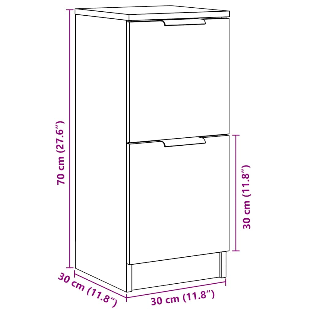 Dulap, lemn vechi, 30x30x70 cm, lemn prelucrat