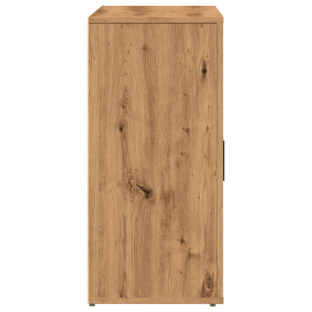 Cabinet, handcrafted oak, 80x33x70 cm, processed wood