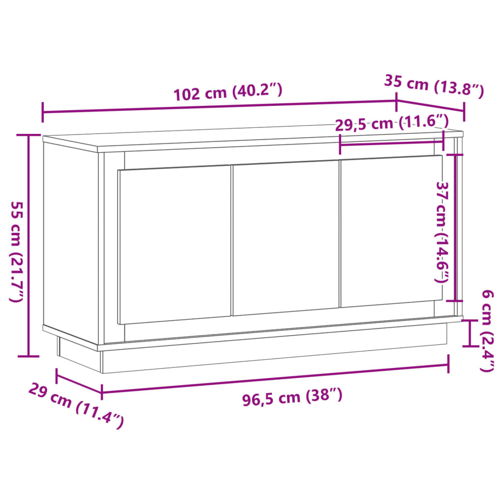 Wardrobe, old wood, 102x35x55 cm, processed wood