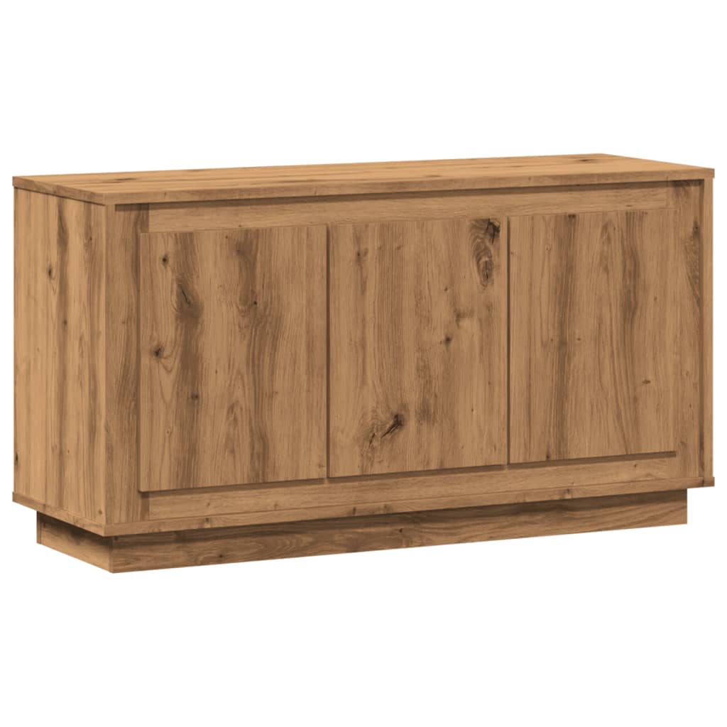 Sideboard, handcrafted oak, 102x35x55 cm, processed wood