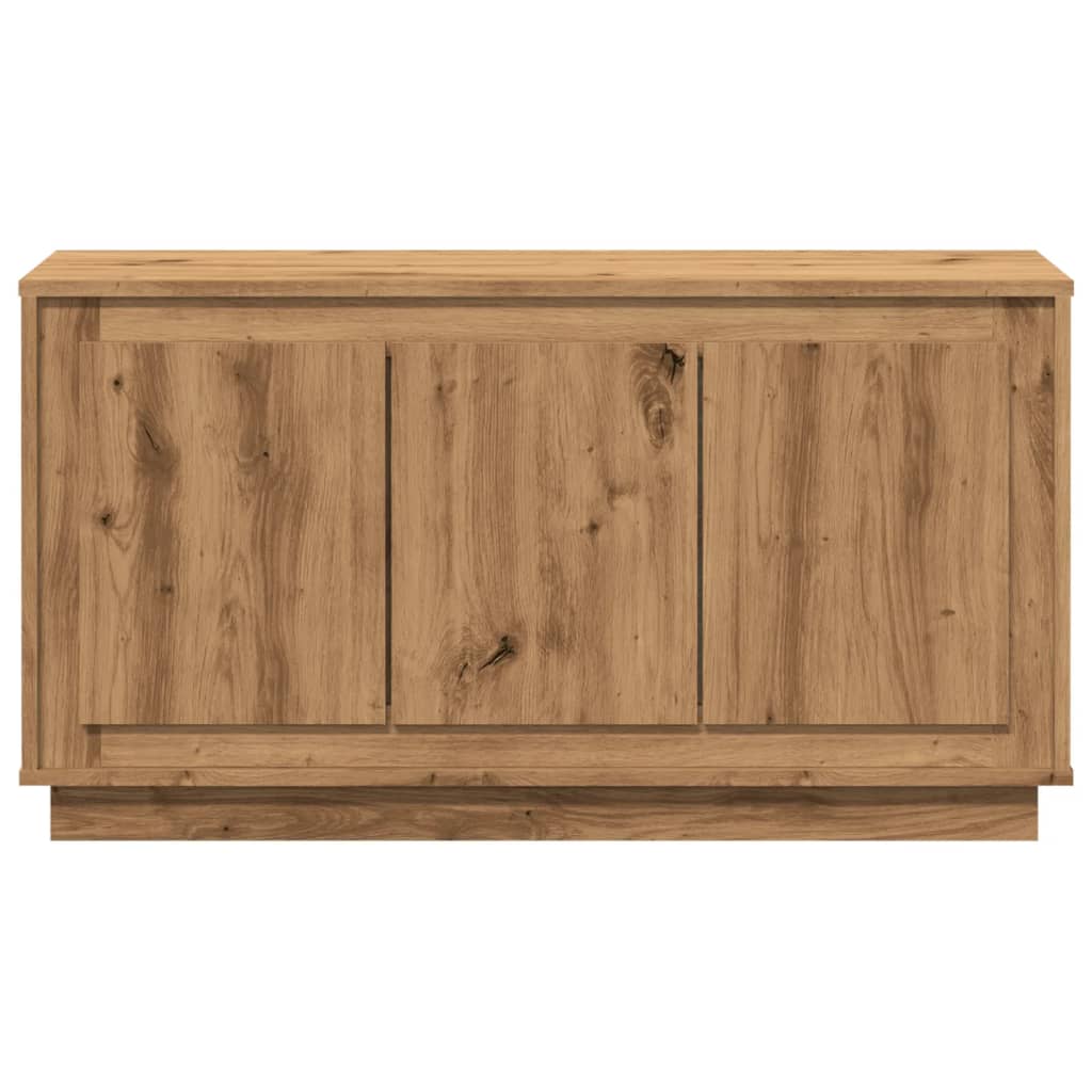 Sideboard, handcrafted oak, 102x35x55 cm, processed wood