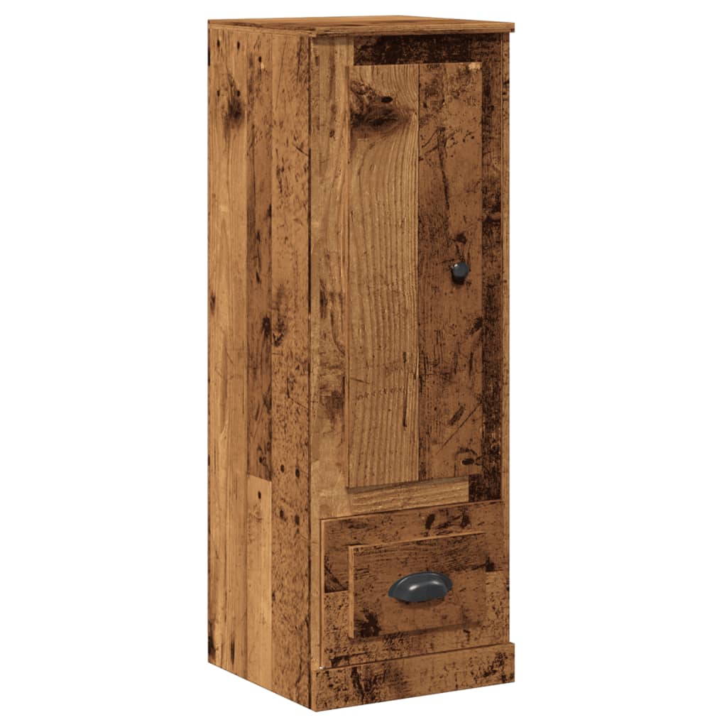 Tall cabinet, old wood, 36x35.5x103.5 cm, processed wood