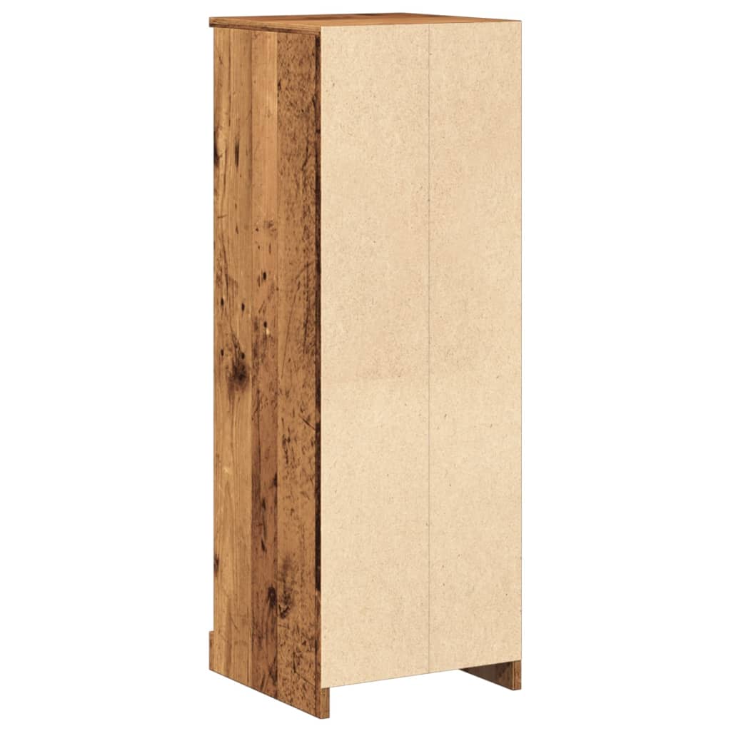 Tall cabinet, old wood, 36x35.5x103.5 cm, processed wood