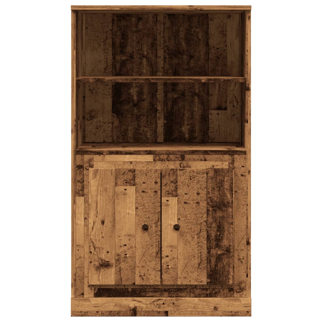 Tall cabinet, old wood, 60x35.5x103.5 cm, processed wood