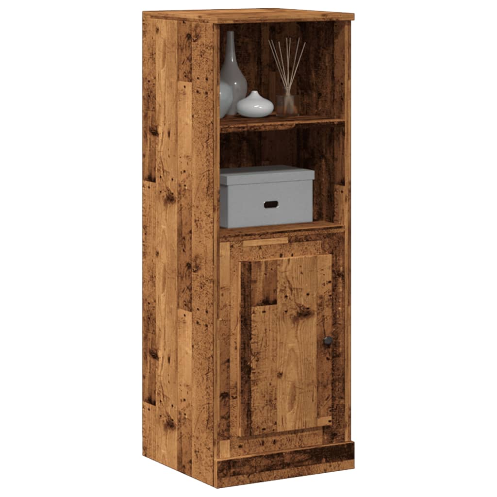 Tall cabinet, old wood, 36x35.5x103.5 cm, processed wood