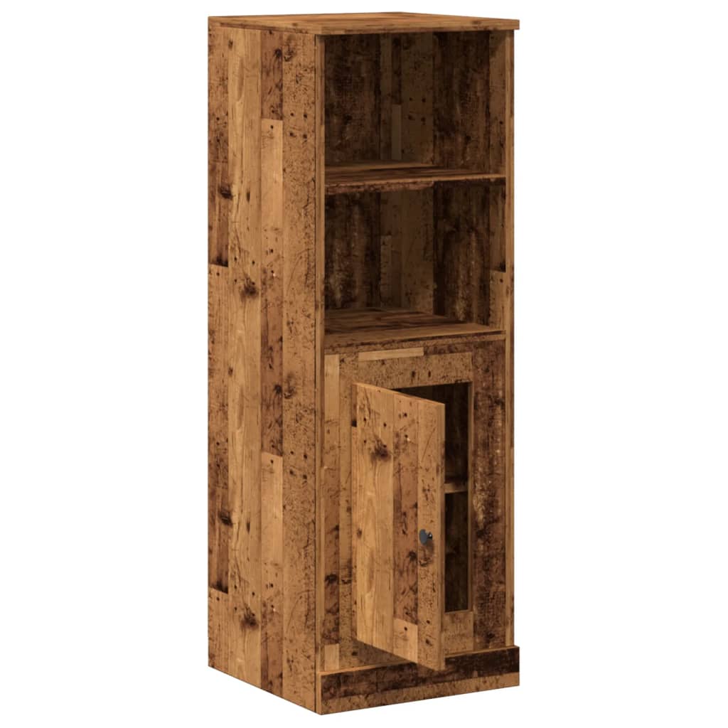 Tall cabinet, old wood, 36x35.5x103.5 cm, processed wood