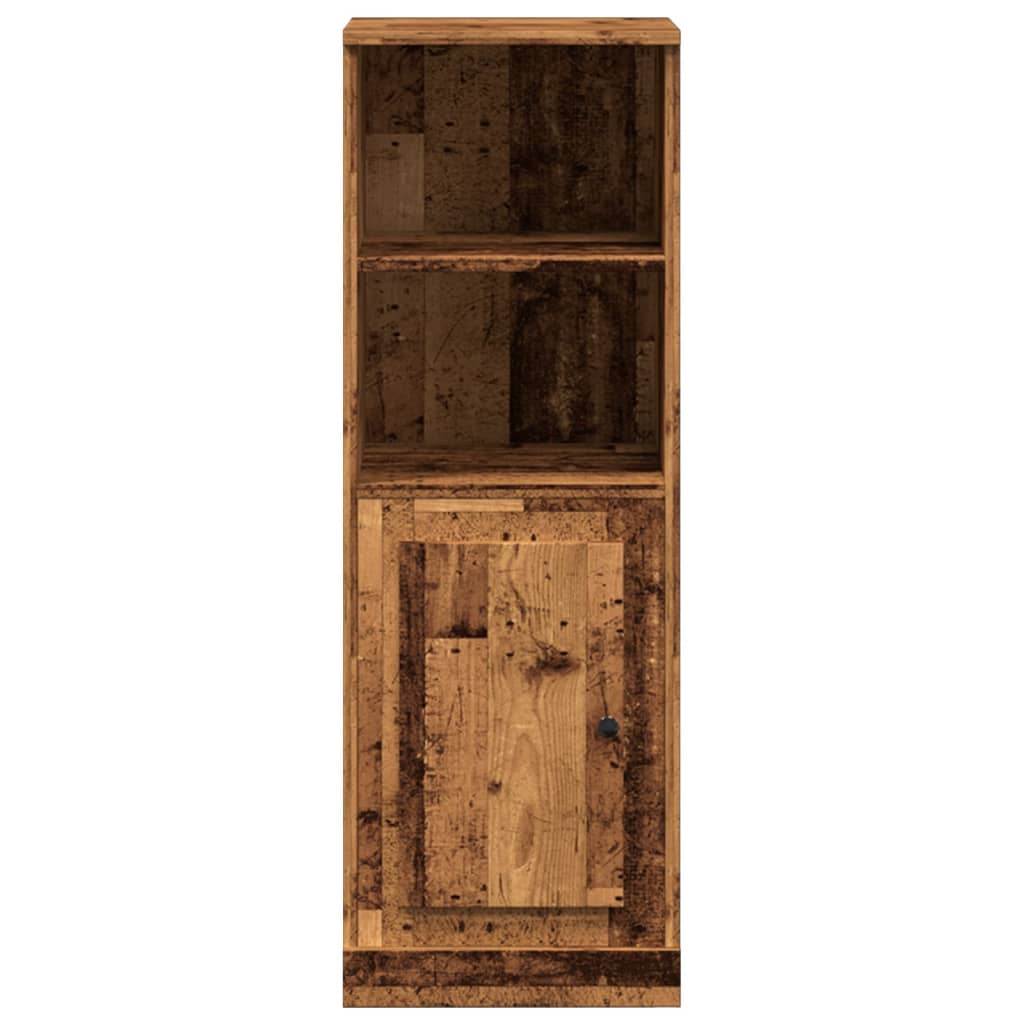 Tall cabinet, old wood, 36x35.5x103.5 cm, processed wood