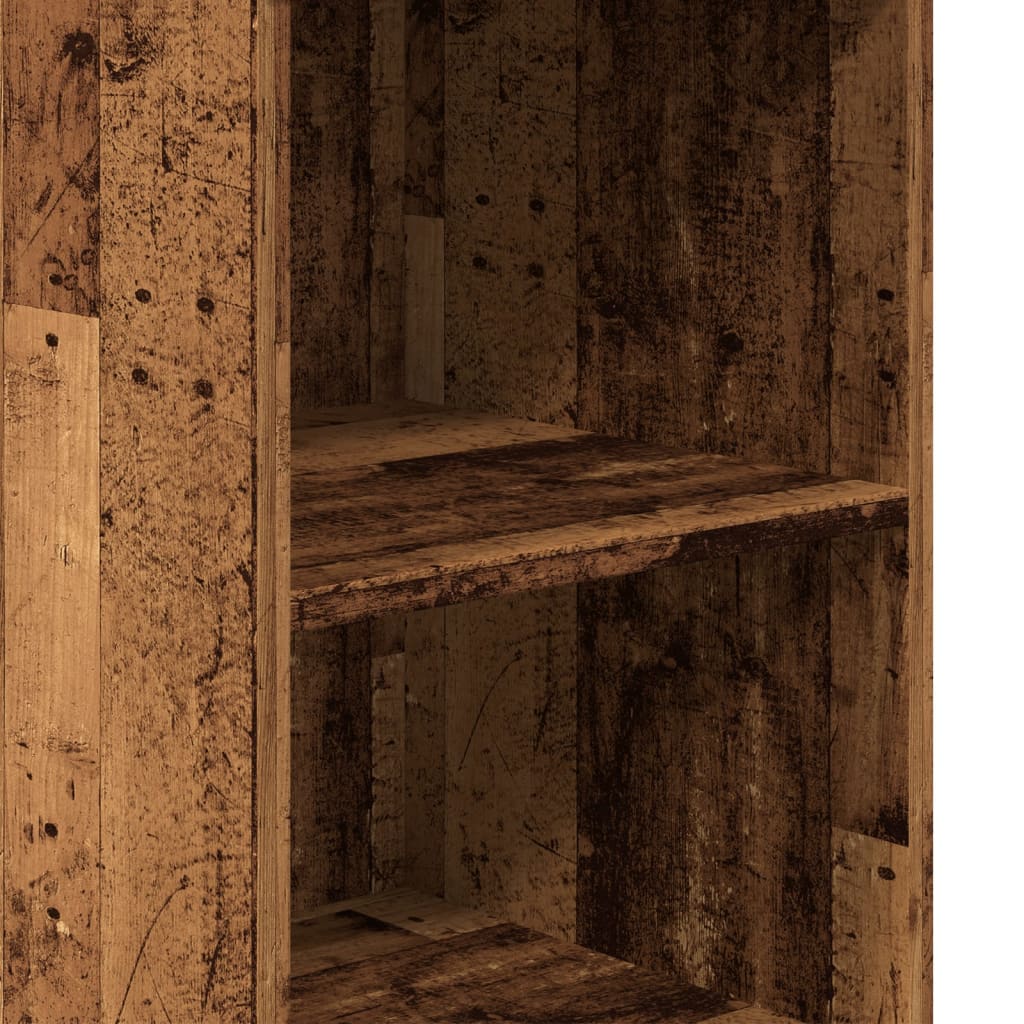 Tall cabinet, old wood, 36x35.5x103.5 cm, processed wood