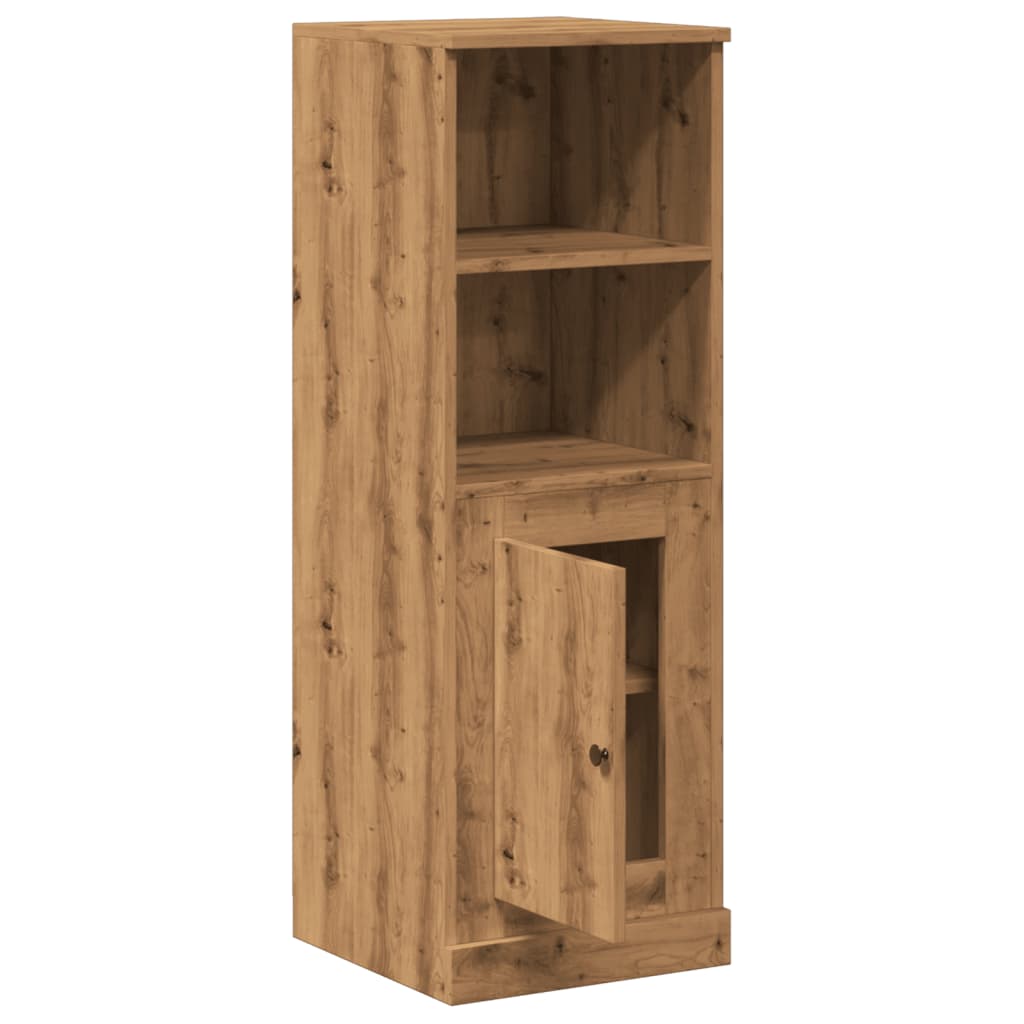 Tall cabinet, handcrafted oak, 36x35.5x103.5 cm, processed wood