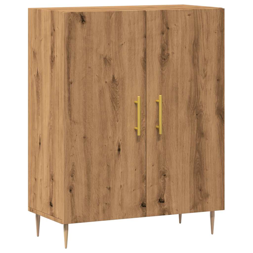 Cabinet, handcrafted oak, 69.5x34x90 cm, processed wood