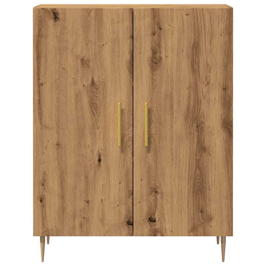 Cabinet, handcrafted oak, 69.5x34x90 cm, processed wood