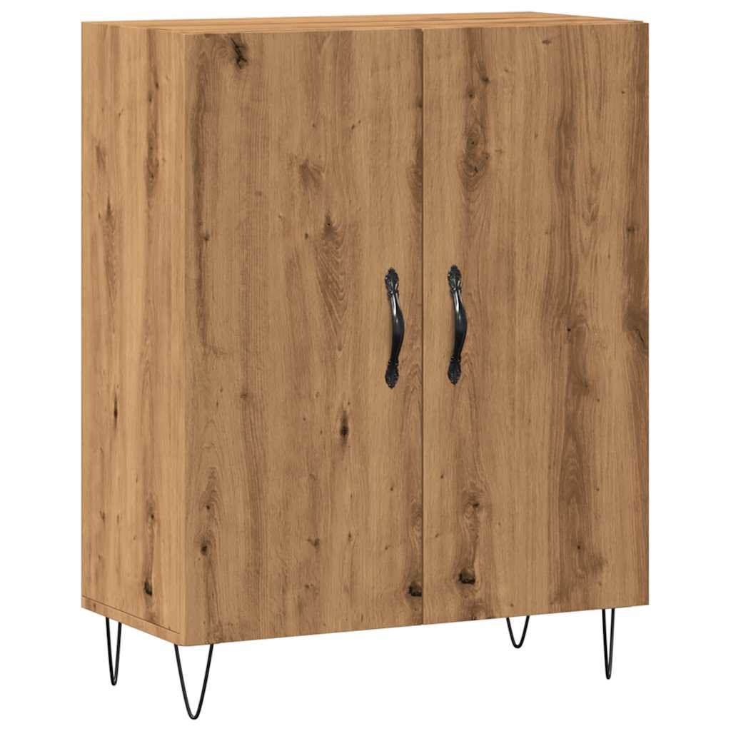 Cabinet, handcrafted oak, 69.5x34x90 cm, processed wood