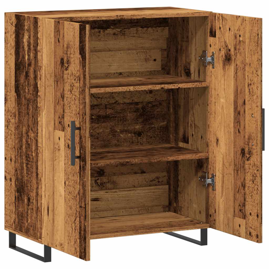 Wardrobe, old wood, 69.5x34x90 cm, processed wood