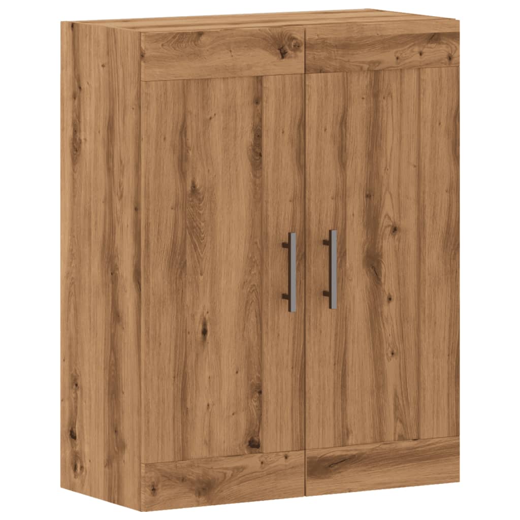 Handcrafted oak wall cabinet, 69.5x34x90 cm, processed wood