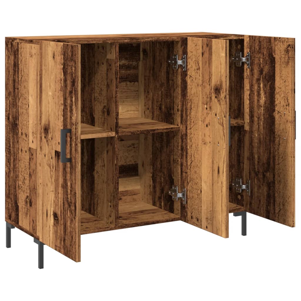 Wardrobe, old wood, 90x34x80 cm, processed wood