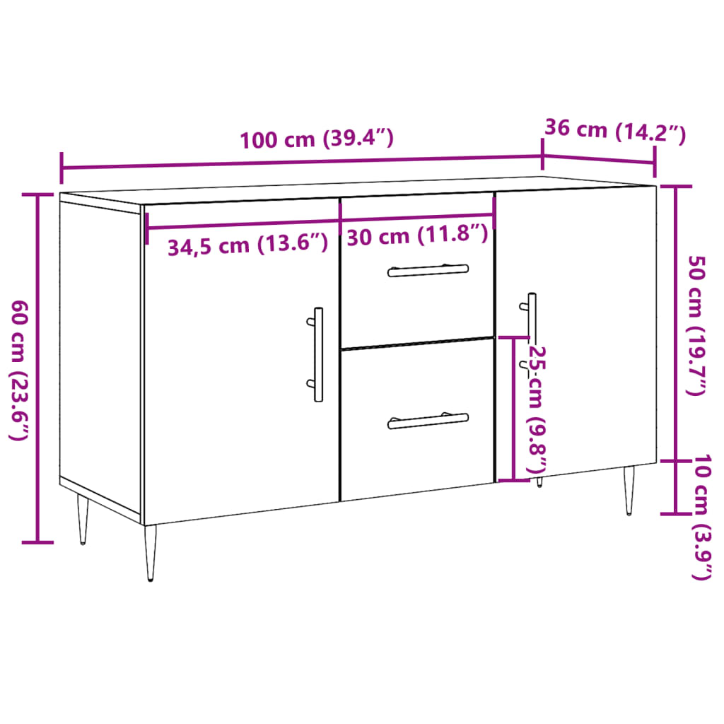 Dulap, lemn vechi, 100x36x60 cm, lemn prelucrat