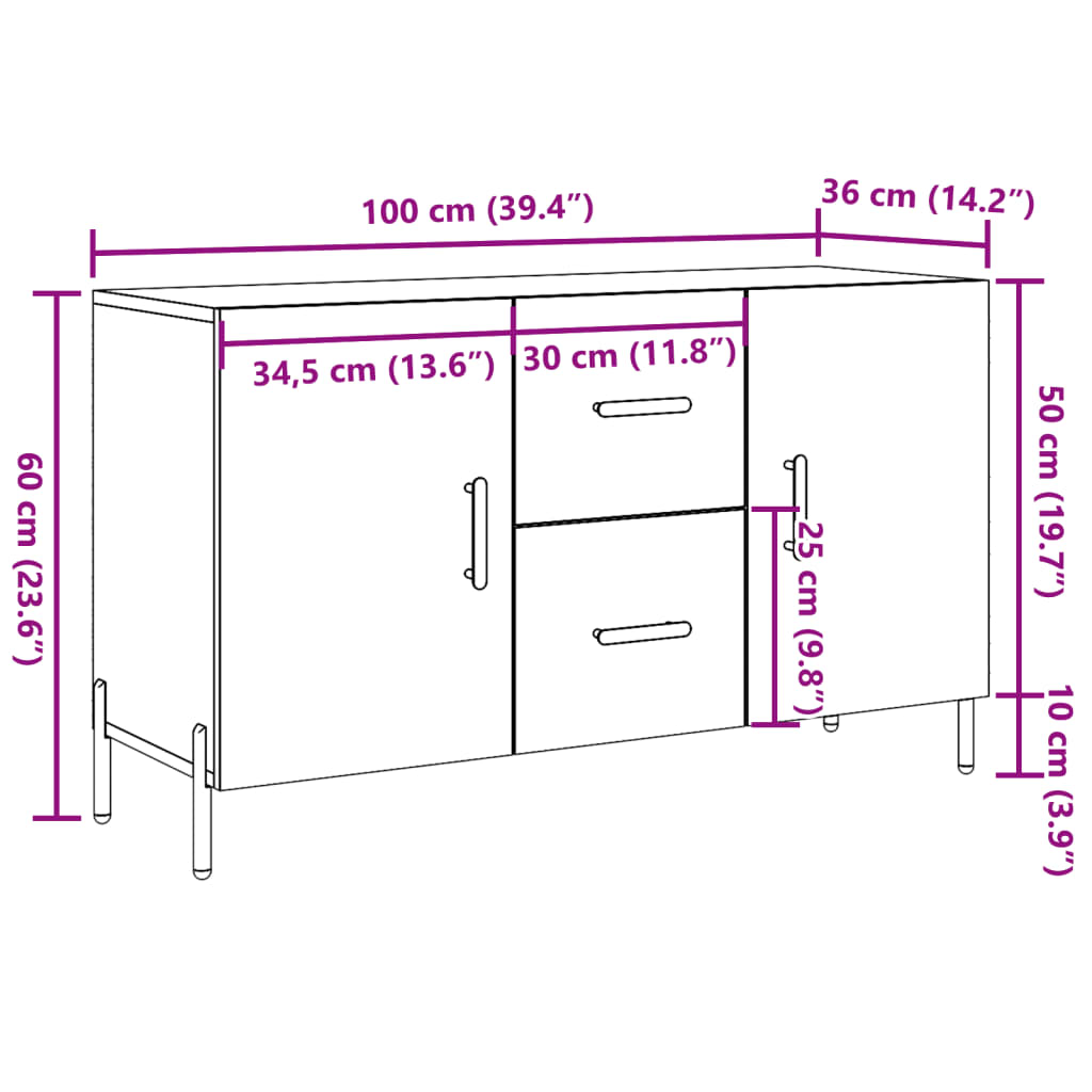 Wardrobe, old wood, 100x36x60 cm, processed wood