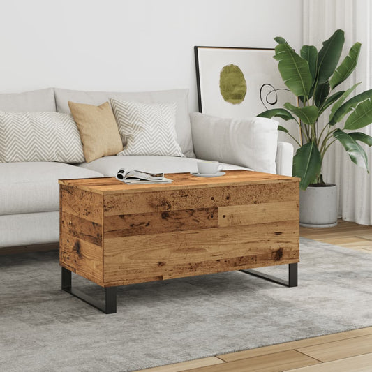 Coffee table, old wood, 90x44.5x45 cm, processed wood