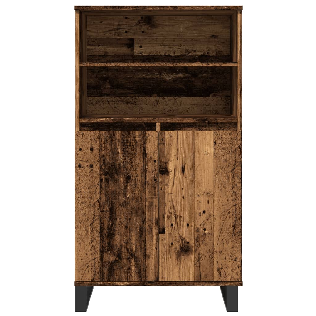 Tall cabinet, old wood, 60x36x110 cm, processed wood