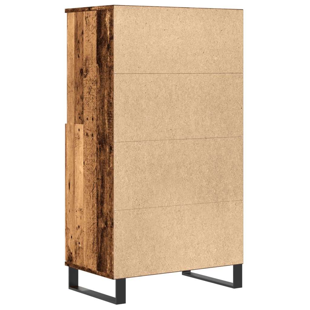 Tall cabinet, old wood, 60x36x110 cm, processed wood