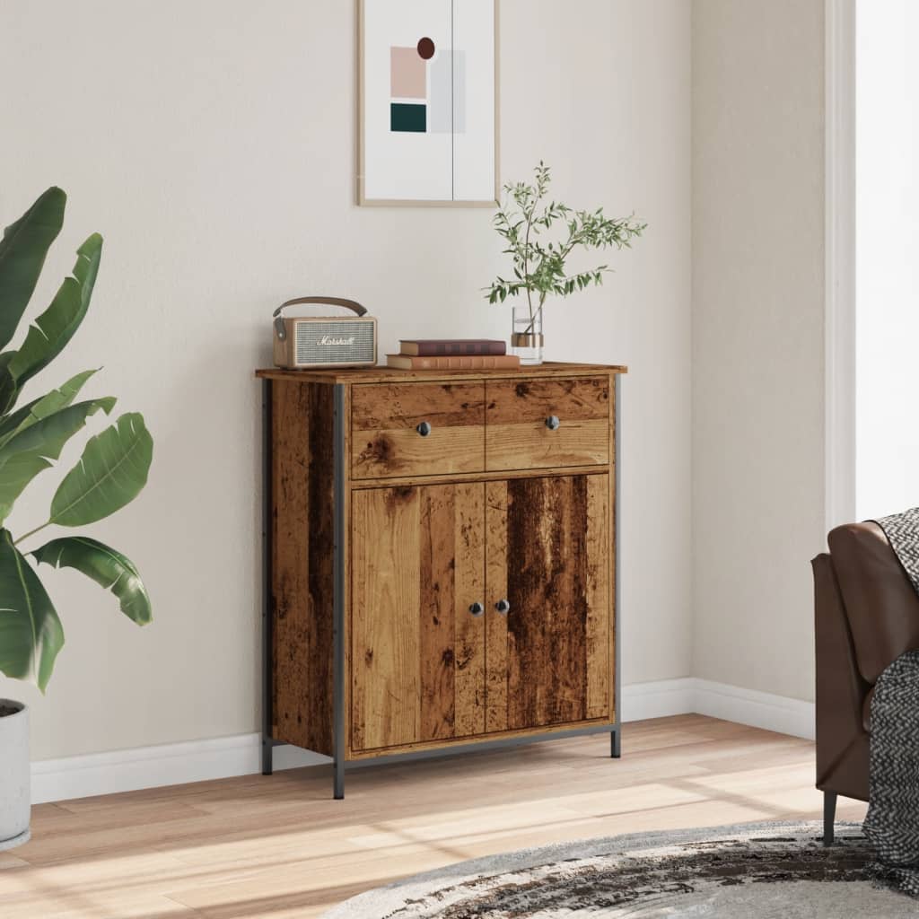 Sideboard, old wood, 70x30x80 cm, processed wood