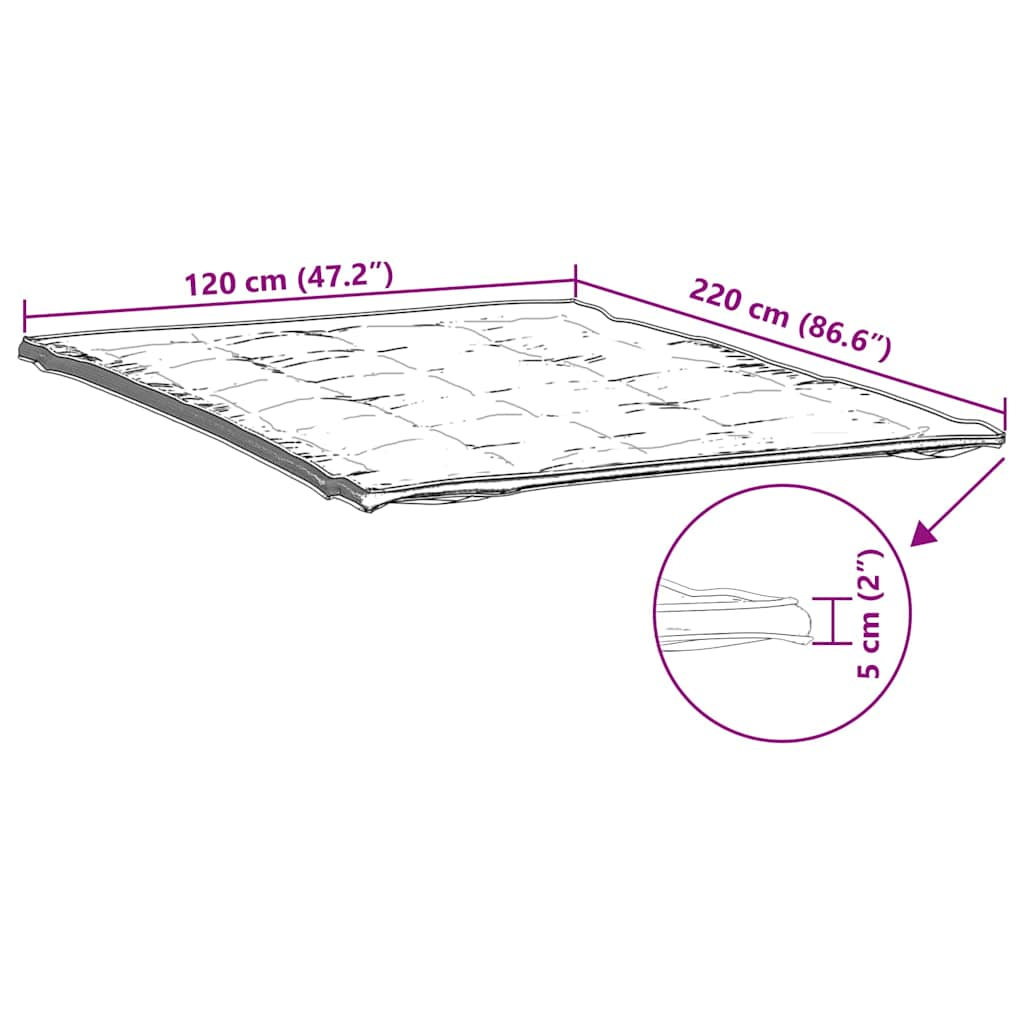 Mattress protector, white, 120x220 cm