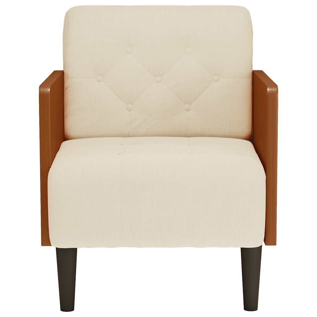 Sofa Chair with armrests, 55 cm, linen