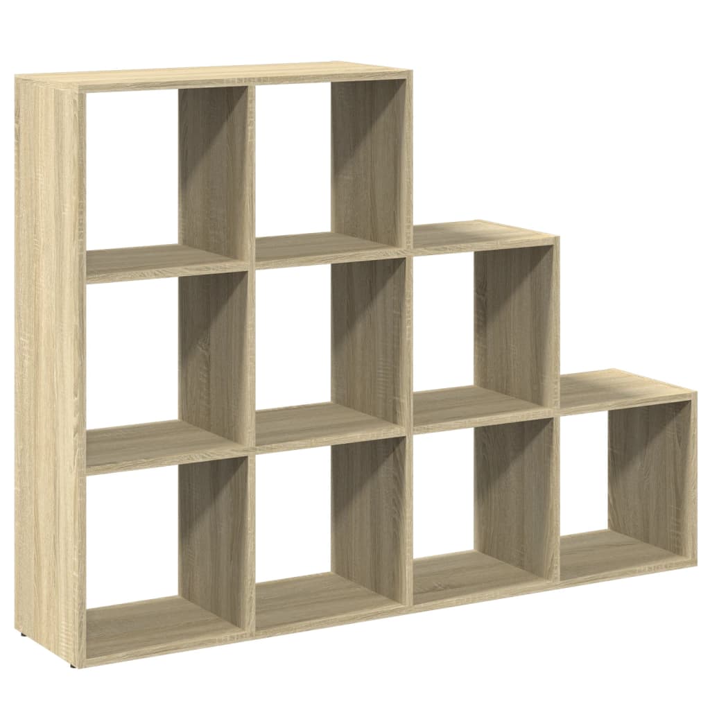 Bookcase/room divider sonoma oak 137.5x29x103.5cm wood