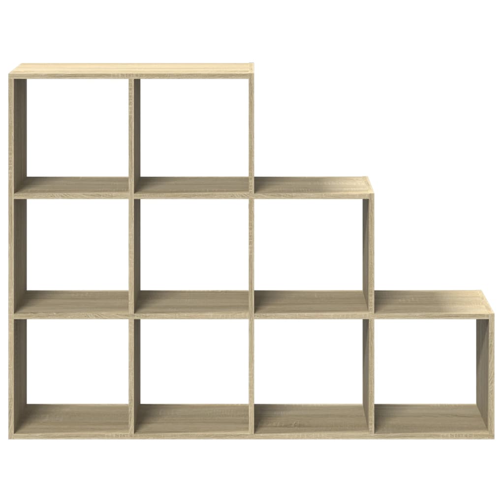 Bookcase/room divider sonoma oak 137.5x29x103.5cm wood