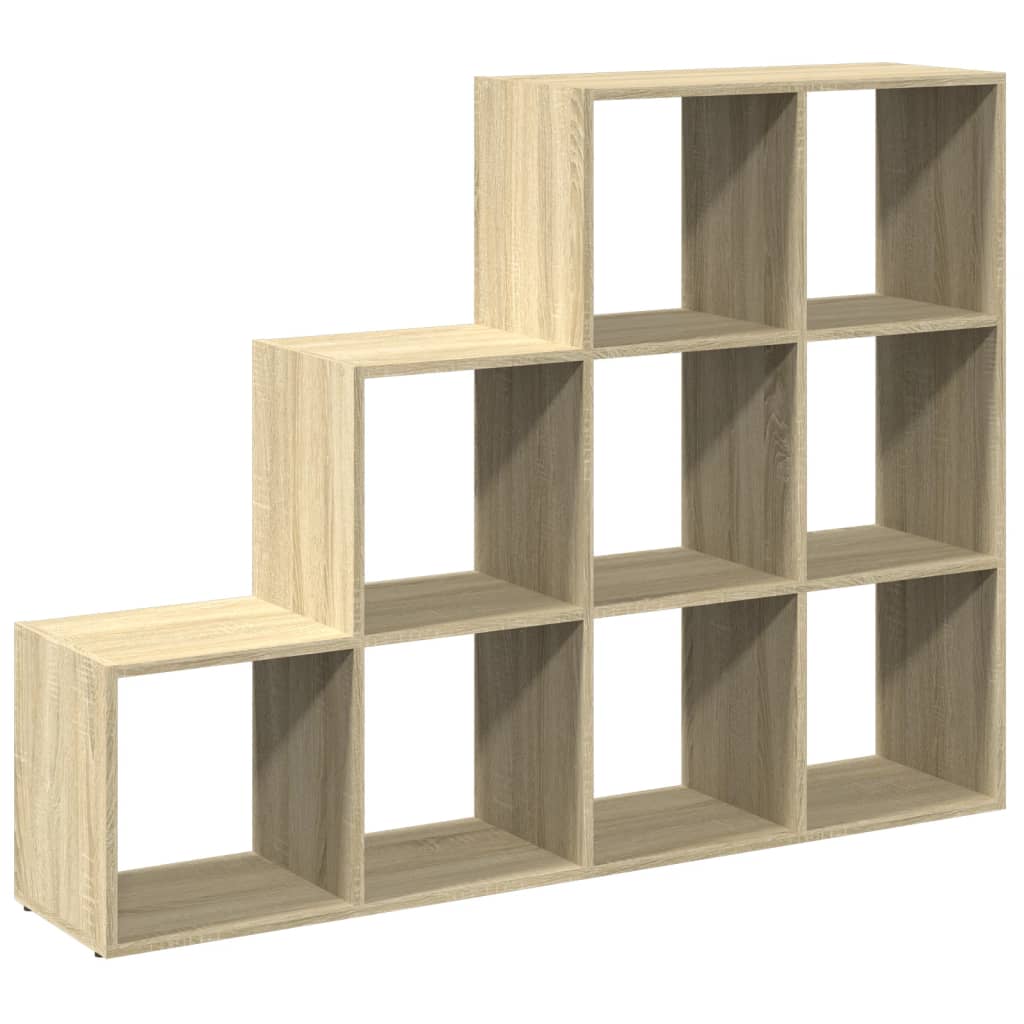 Bookcase/room divider sonoma oak 137.5x29x103.5cm wood