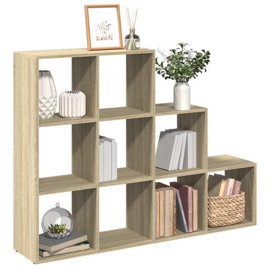 Bookcase/room divider sonoma oak 137.5x29x103.5cm wood