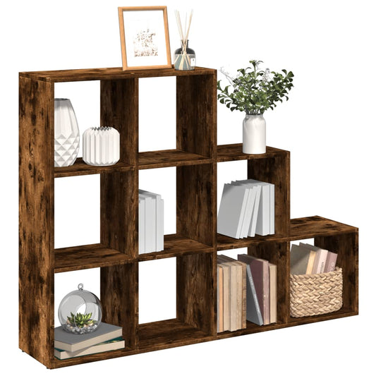 Bookcase/divider smoky oak 137.5x29x103.5 cm wood