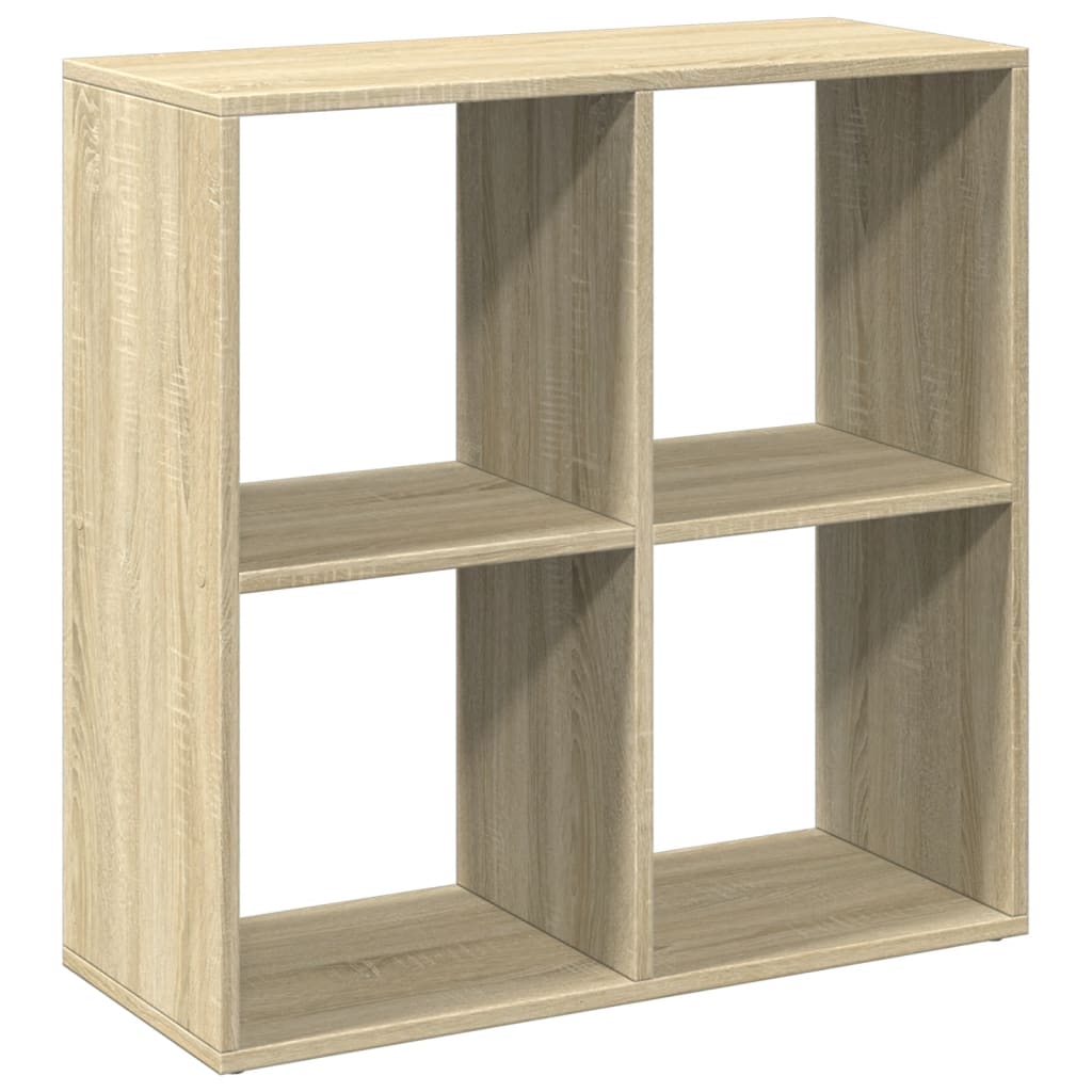 Bookcase/room divider sonoma oak 69.5x29x69.5 cm wood