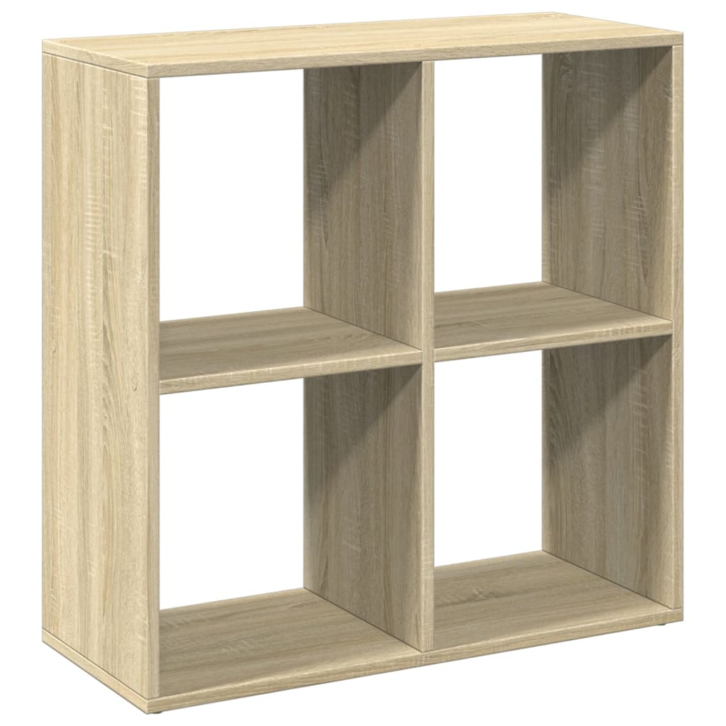 Bookcase/room divider sonoma oak 69.5x29x69.5 cm wood