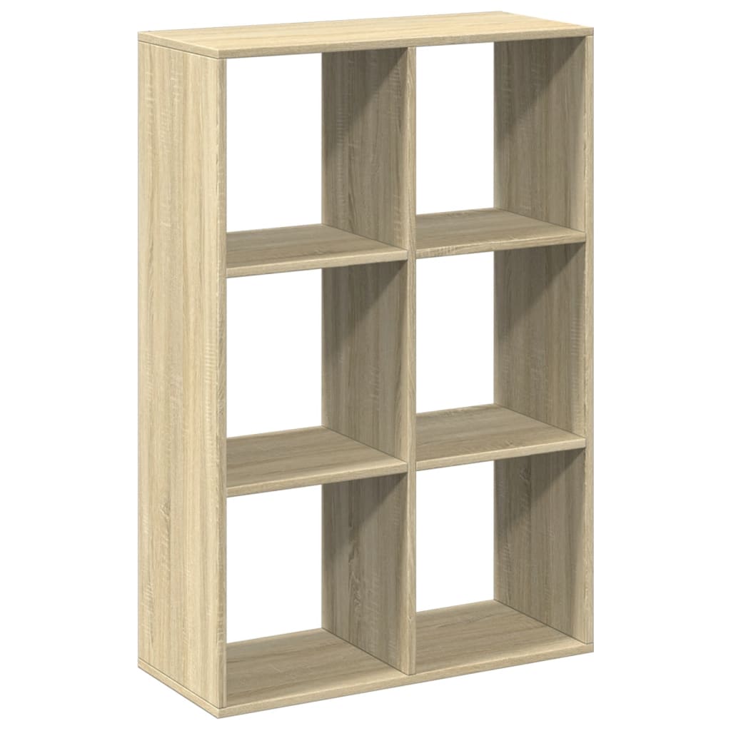 Bookcase/room divider sonoma oak 69.5x29x103.5 cm wood