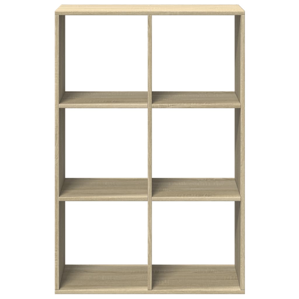 Bookcase/room divider sonoma oak 69.5x29x103.5 cm wood