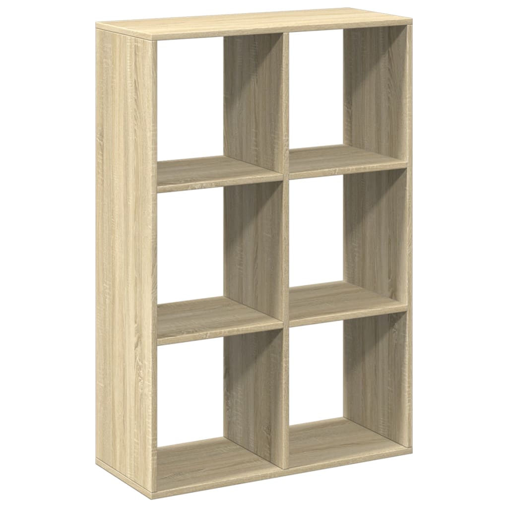 Bookcase/room divider sonoma oak 69.5x29x103.5 cm wood