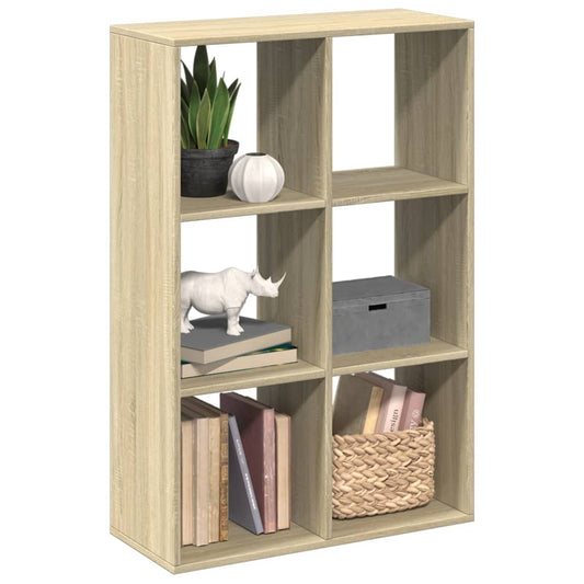 Bookcase/room divider sonoma oak 69.5x29x103.5 cm wood