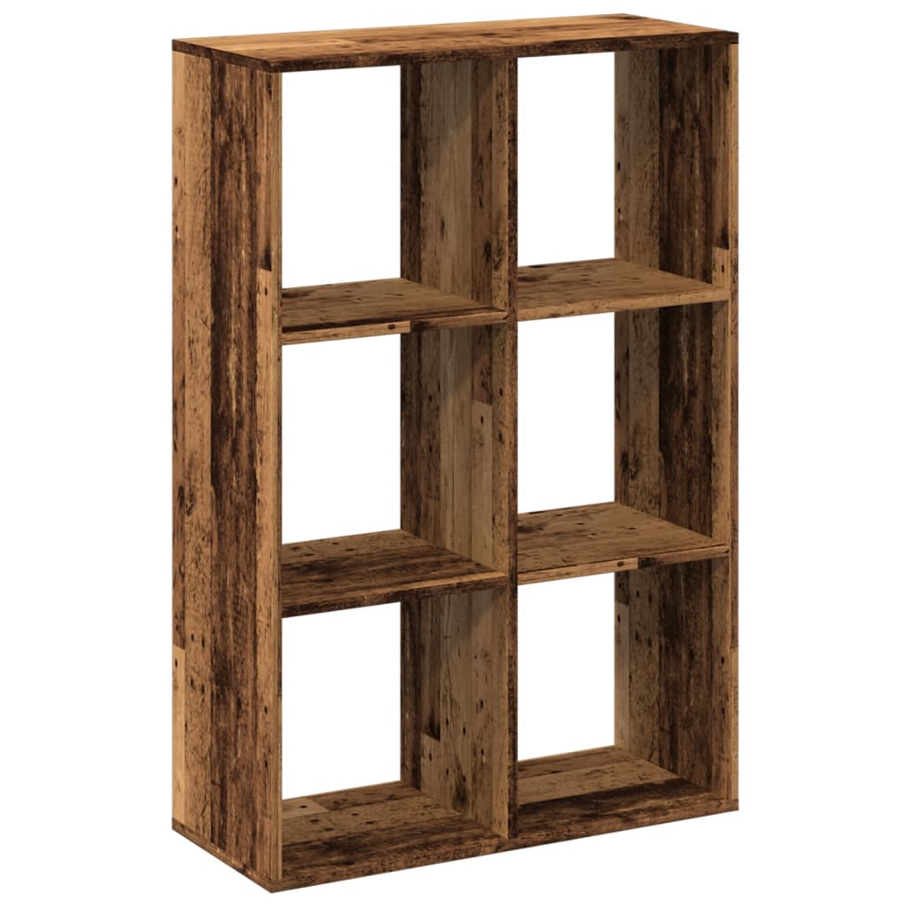 Bookcase/room divider, old wood, 69.5x29x103.5 cm, wood