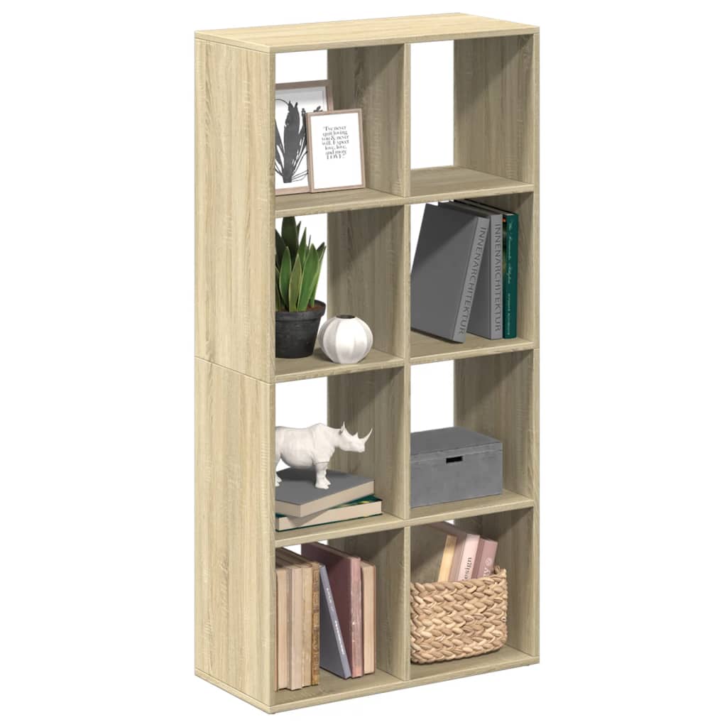 Bookcase/room divider sonoma oak 69.5x29x137.5 cm wood