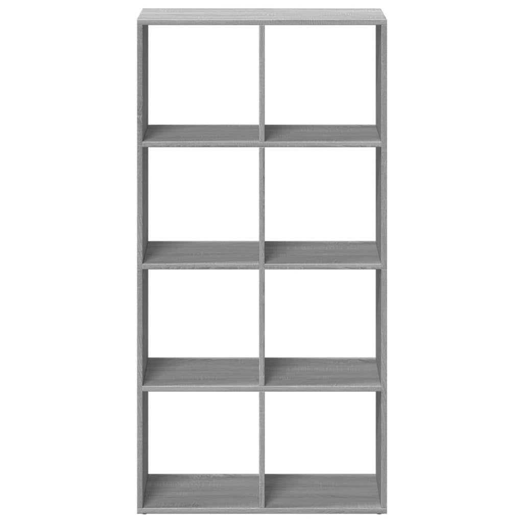 Bookcase/room divider, sonoma gray, 69.5x29x137.5 cm, wood