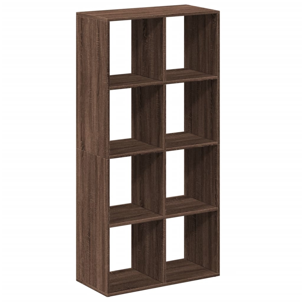 Bookcase/room divider brown oak 69.5x29x137.5 cm wood