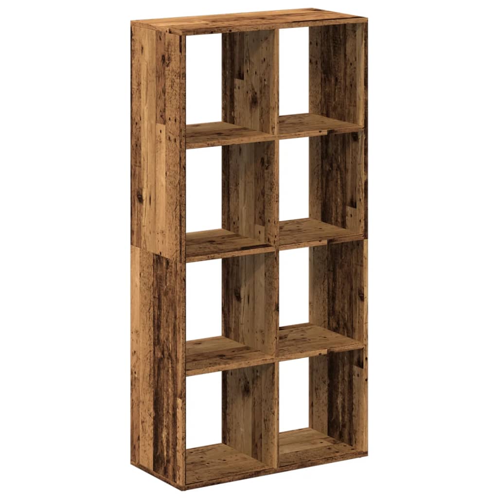 Bookcase/room divider, old wood, 69.5x29x137.5 cm, wood